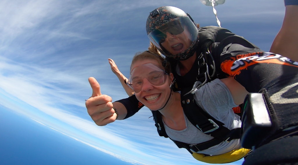 Hayden & Courtney Skydiving Beach Marriage Proposal