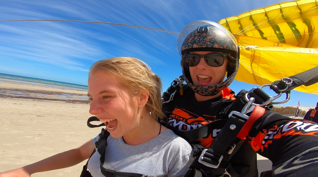 Hayden & Courtney Skydiving Beach Marriage Proposal