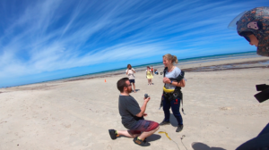 Hayden & Courtney Skydiving Beach Marriage Proposal