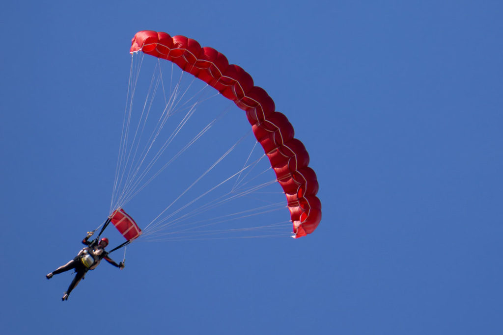 Semaphore Skydiving Marriage Proposal